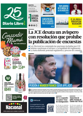 Cover of Diario Libre (Republica Dominicana)