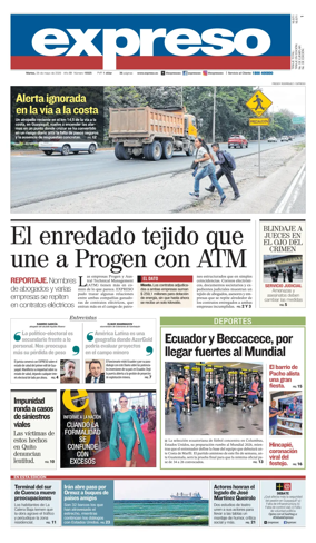 Cover of Diario Expreso