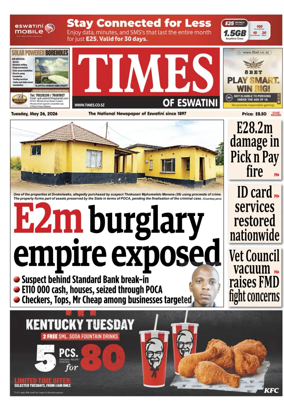 Cover of Times of Eswatini