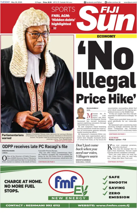 Cover of Fiji Sun