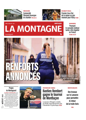 Cover of La Montagne (Montlucon)