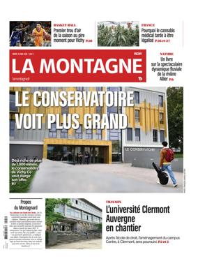 Cover of La Montagne (Vichy)