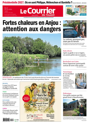 Cover of Le Courrier de l’Ouest (Angers)