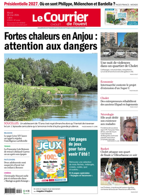 Cover of Le Courrier de l’Ouest (Cholet)