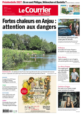 Cover of Le Courrier de l’Ouest (Nord Anjou)