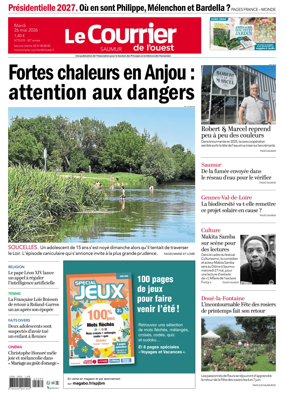 Cover of Le Courrier de l’Ouest (Saumur)