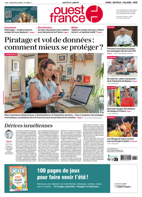 Cover of Ouest France (Caen - Bayeux - Falaise - Vire)