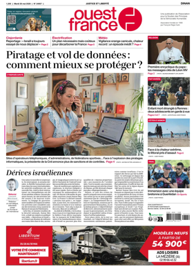 Cover of Ouest France (Dinan)