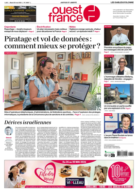 Cover of Ouest France (Les Sables-d'Olonne)