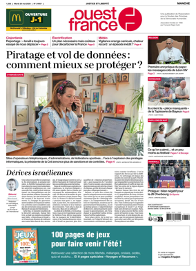 Cover of Ouest France (Manche)