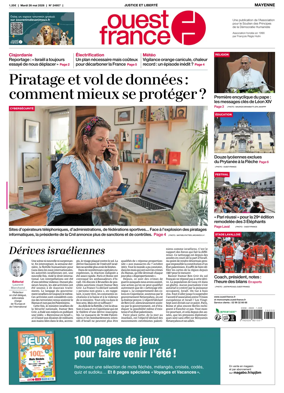 Cover of Ouest France (Mayenne)