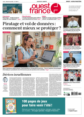 Cover of Ouest France (Nord-Finistere)