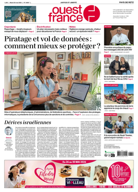 Cover of Ouest France (Pornic / Pays de Retz)