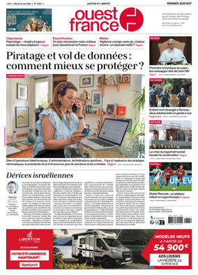 Cover of Ouest-France (Rennes Sud-Est)