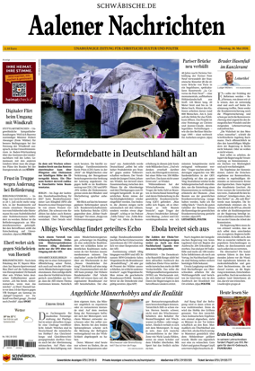Cover of Aalener Nachrichten