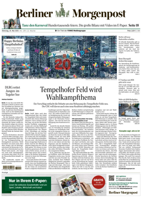 Cover of Berliner Morgenpost