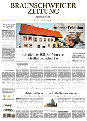 Cover of Braunschweiger Zeitung (Peine)