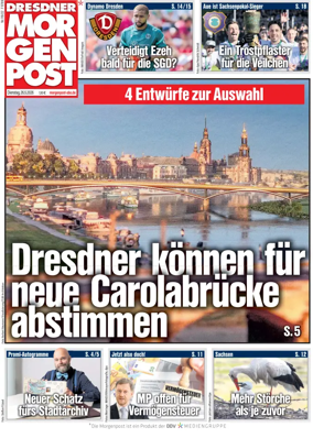 Cover of Dresdner Morgenpost