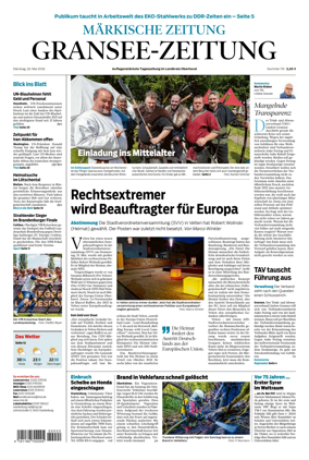Cover of Gransee-Zeitung