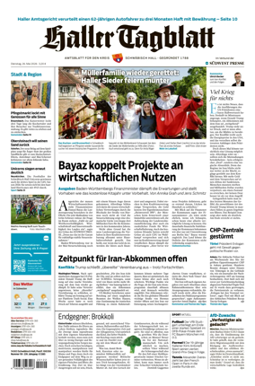 Cover of Haller Tagblatt