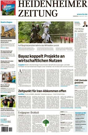 Cover of Heidenheimer Zeitung