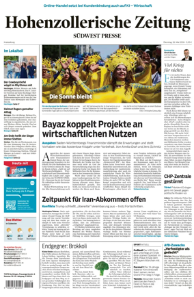 Cover of Hohenzollerische Zeitung
