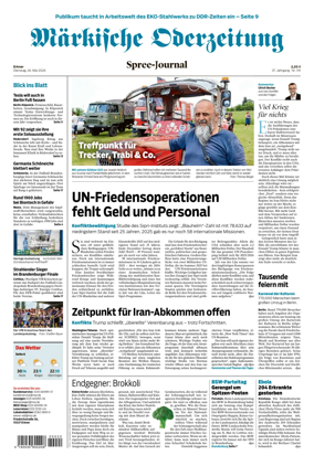 Cover of Markische Oderzeitung Erkner