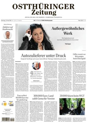 Cover of Ostthuringer Zeitung (Gera)