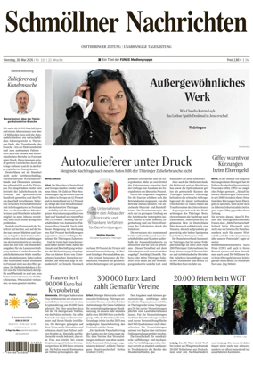 Cover of Ostthuringer Zeitung (Schmolln)