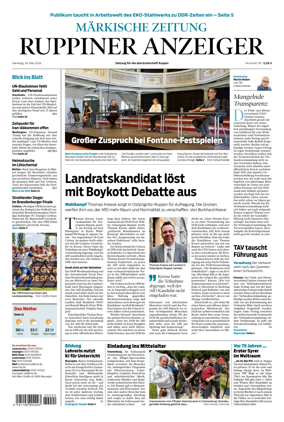 Cover of Ruppiner Anzeiger