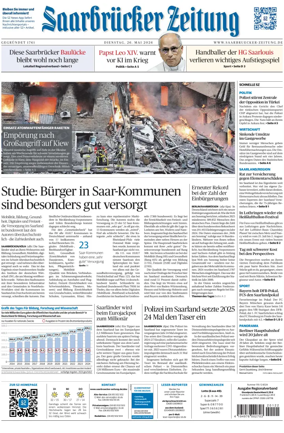 Cover of Saarbruecker Zeitung