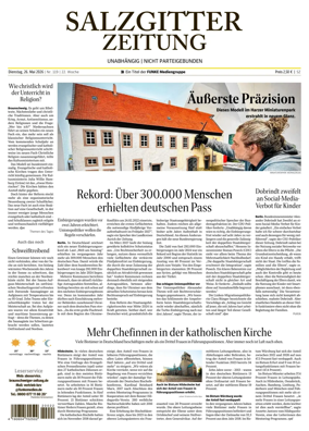 Cover of Salzgitter Zeitung