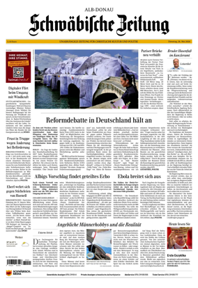 Cover of Schwabische Zeitung (Alb-Donau)