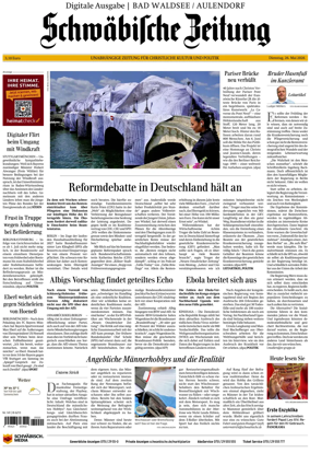 Cover of Schwabische Zeitung (Bad Waldsee / Aulendorf)