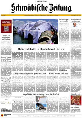 Cover of Schwabische Zeitung (Laupheim)