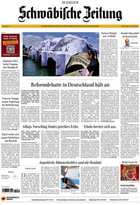 Cover of Schwabische Zeitung (Wangen)