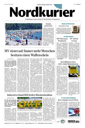 Cover of Strelitzer Zeitung