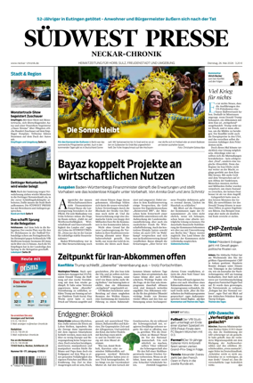 Cover of SUDWEST PRESSE - Neckar-Chronik