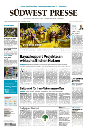 Cover of Sudwest Presse