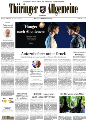 Cover of Thuringer Allgemeine (Sommerda)