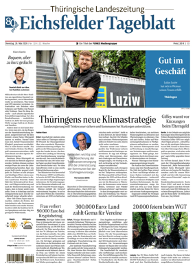 Cover of Thuringische Landeszeitung (Eichsfeld)