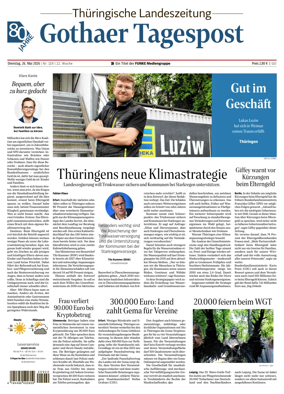 Cover of Thuringische Landeszeitung (Gotha)