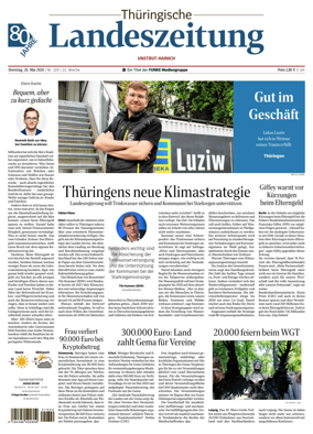Cover of Thuringische Landeszeitung (Unstrut-Hainich-Kreis)
