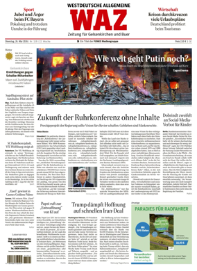 Cover of Westdeutsche Allgemeine Zeitung (Gelsenkirchen)