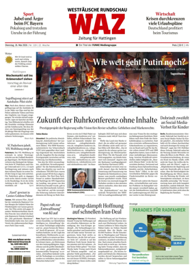 Cover of Westdeutsche Allgemeine Zeitung (Hattingen)