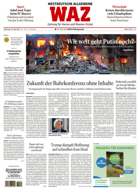 Cover of Westdeutsche Allgemeine Zeitung (Herne)