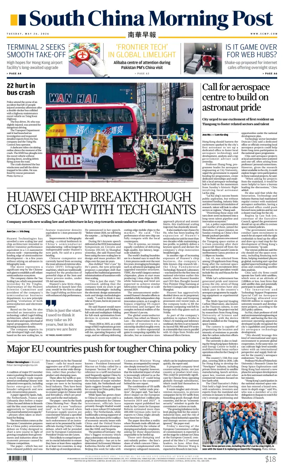 Cover of South China Morning Post