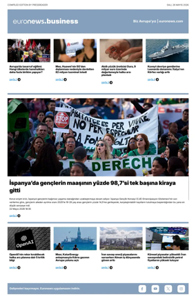 Cover of Euronews Business (Turkish) Compiled Editions