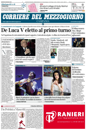 Cover of Corriere del Mezzogiorno (Campania)