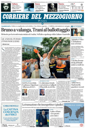 Cover of Corriere del Mezzogiorno (Puglia)